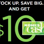 $10 off Kohls Cash