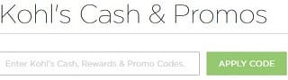 how to use kohls promo code