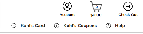 how to Log into your Kohl's account